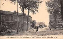 94-CHARENTONNEAU- ANGLE DE LA ROUTE DE CRETEIL ET DE LA RUE CECILE - Charenton Le Pont