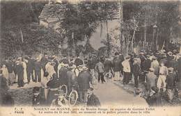 94-NOGENT-SUR-MARNE- PRES DU MOULIN ROUGE, AU REPAIRE DE GARNIER-VALLET LE MATIN DU 15 MAI 1912, AU MOMENT OU LA POLICE - Nogent Sur Marne