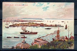 états Unis. New York. Carte Illustrée Chocolat D'aiguebelle - Ellis Island