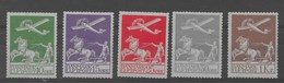 Serie De Dinamarca Nº Yvert A1/5 ** Goma Marcas Del Tiempo - Airmail