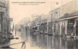 94-ALFORVILLE- RUE DE VILLEUVE- INONDATION 1910 - Alfortville