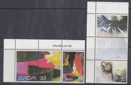 Europa Cept 1993 Malta 2v + Labels ** Mnh (37985) - 1993