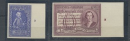MOZART 1955 NON DENTELES Avec  Gomme Et Sans Numéro  Tirage De 100 Ex ? N° De Planche  Musique - Unused Stamps