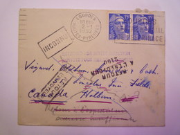 ENVELOPPE  Au Départ De  LOURDES  à Destination Du  CANADA  Retourné à L'envoyeur  1952    - Cartas & Documentos