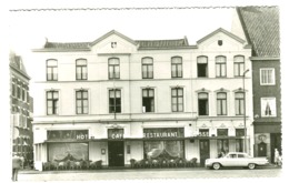 Old American Car Cadillac C. 1958 In Front Of Hotel Cafe Restaurant Suisse Spoorlaan Real Photo Postcard - Tilburg