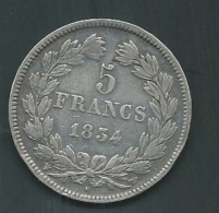 France 5 Francs Louis Philippe 1834 W Pia21103 - 5 Francs