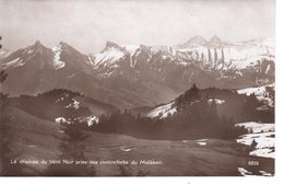 La Chaîne Du Vanil Noir Prise Des Contreforts Du Moléson Dent De Broc - Brenlaire - Folliéran - Broc