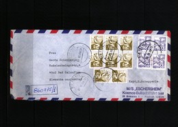 Brazil Interesting Airmail Registered Cover - Brieven En Documenten