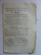 BULLETIN DES LOIS De 1824 - MARINE COMPOSITION ETATS MAJORS ET EQUIPAGES DES DIFFERENTS BATIMENTS - JUGE VERSAILLES - Decretos & Leyes