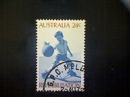 Australia, Scott #525, Used (o), 1972, Rehabilitation Series, Boy With Leg Splints, 24cts, Brown And Ultramarine - Used Stamps