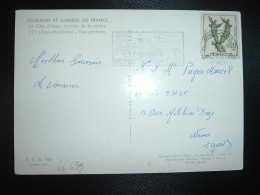 CP Pour FRANCE TP CACTUS 0,20 OBL.MEC.7-6-1961 MONTE-CARLO - Storia Postale