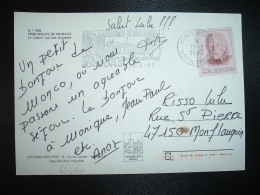 CP Pour FRANCE TP RAINIER 2,50 OBL.MEC.12-2-1993 MONTE-CARLO - Lettres & Documents