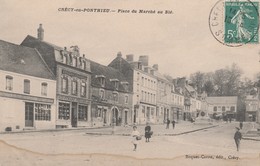 80 - CRECY EN PONTHIEU - Place Du Marché Au Blé - Crecy En Ponthieu