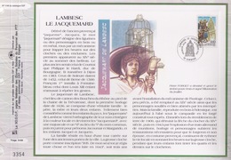 FEUILLET CEF TIRAGE LIMITE, LAMBESC LE JACQUEMARD, 1993 - Horlogerie