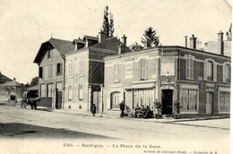 Dépt 60 - RANTIGNY - La Place De La Gare - Animée - Rantigny