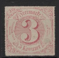 Thurn Und Taxis - 1866  -  3k Carminio Tratt Colorati Nuovo - See Photos - Neufs