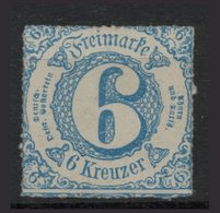 Thurn Und Taxis - 1866  -  6k Azzurro Tratt Colorati Nuovo - See Photos - Nuovi