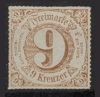 Thurn Und Taxis - 1866  -  9k Bistro Perf. Tratt Col. Nuovo - See Photos - Postfris