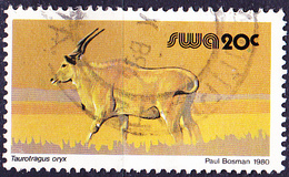 Südwestafrica Southwest Africa - Elenantilope (Taurotragus Oryx) (MiNr: 487) 1980 - Gest Used Obl - Zuidwest-Afrika (1923-1990)