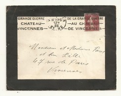 THEME   VISITEZ LE MUSEE DE LA GRANDE GUERRE AU CHATEAU DE VINCENNE  03/1928 - Mechanical Postmarks (Other)