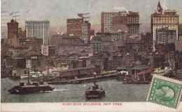 New York , Some High Buildings, 1912 - Panoramic Views