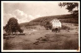 B2323 - Sayda - Mortelgrund - Mortelmühle Mühle - Gaststätte Gasthaus - Gel 1931 - Erich Nietzel - Marienberg