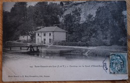 35 : Saint-Germain-sur-Ille - Carrières Sur Le Canal D'Ille-et-Rance - Plis D'angles - (n°10385) - Saint-Germain-sur-Ille