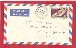 Y&T N°360 DJIBOUTI   Vers  FRANCE 1970 - Lettres & Documents