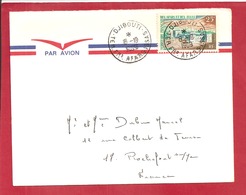Y&T N°338  DJIBOUTI   Vers  FRANCE 1969 - Storia Postale