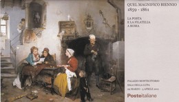 ITALIA  REPUBBLICA   QUEL MAGNIFICO BIENNIO 1859-1861 LA POSTA E LA FILATELIA A ROMA  NUOVO ANNO 2011 - Postzegelboekjes