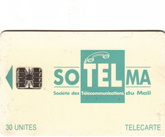 Mali Phonecard - Superb Fine Used 30u ((Schlumberger) - Light Green/Blue Colour - Malí