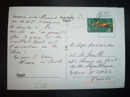 CP Pour La FRANCE TP PHARAON 150 OBL.23-04-09 CAIRO - Storia Postale