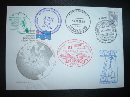 LETTRE TP ROSSIJA 300 OBL.29 04 2002 + START EXPEDITION - Wetenschappelijke Stations & Arctic Drifting Stations