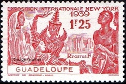 Détail De La Série Exposition Internationale De New York ** Guadeloupe N° 140, (Rouge) - 1939 Exposition Internationale De New-York