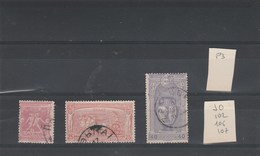 GRECE - Yvert N° 102,  106, 107 Oblitérés - Sports Jeux Olympiques - Used Stamps