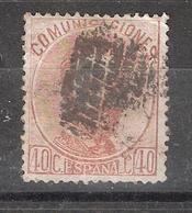 ESPAGNE / ESPANA / SPAIN / SPANIEN ,1872 AMEDEO I , Yvert N° 124 , 40 C Brun Orange Obl TB - Usados