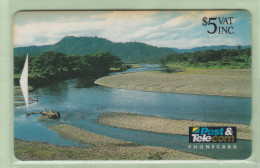 Fiji - 1993 Scenic Issue - $5 Inland River - FIJ-021 - FU - Fiji