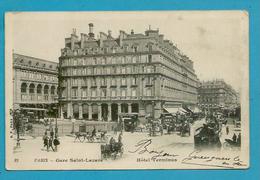 CPA 82 - Chemin De Fer Gare Saint-Lazare - Hôtel Terminus PARIS - Altri & Non Classificati
