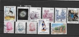 MONACO 1754/1761/1762/1764/1767/1774/1778 à 1780/1794/1799 Oblitérés Rond - Used Stamps