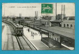 CPA 1 - Chemin De Fer Trains En Gare De JUVISY-SUR-ORGE 91 - Juvisy-sur-Orge