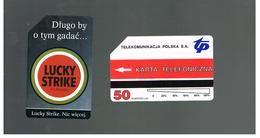 POLONIA (POLAND) - TP  - LUCHY STRIKE - USED - RIF. 10160 - Publicité