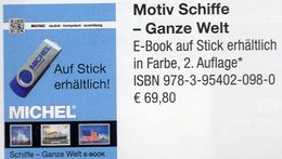 Motiv Schiffe A-Z MlCHEL 2018 Neu 70€ Stick Boote Schiffahrt Register Der Welt Stamps Topics Ships Of All The World - Transport