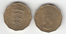 Jersey Coin -3d 1964 (1/4 Of Shilling) - Jersey