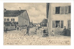 19566 - Goumoëns La Ville Rue D'en Haut Cycliste - Goumoëns