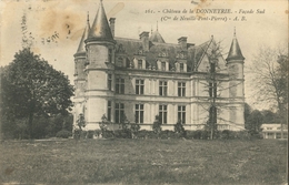 Cpa NEUILLE PONT PIERRE 37 - 1920 - Château De La Donnetrie - Façade Sud - N° 161 A.B. - Neuillé-Pont-Pierre