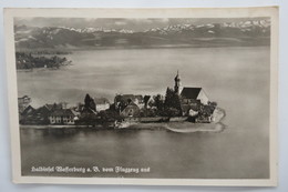 (9/8/61) AK "Halbinsel Wasserburg A.B." Vom Flugzeug Aus - Wasserburg A. Bodensee