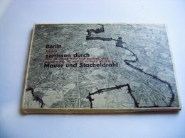 BERLIN Déchiré Par Le Mur Et La Haie Barbelée 12 Echte Photographien - Berlin Wall