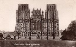 WELLS - Cathedral - West Front - Wells