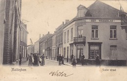 Maldegem, Maldeghem, De Statie Straat Drukkerij Het Weekblad (pk45087) - Maldegem