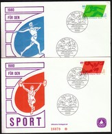 Germany Berlin 1980 / For Sport / Weightlifting, Athletics, Javelin Throw, Waterpolo / FDC - Water Polo